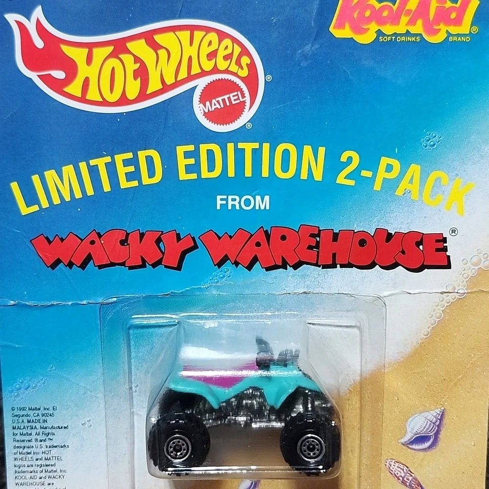 1992 LIMITED EDITION HOT WHEELS KOOL-AID MATTEL WACKY WAREHOUSE 2-PACK